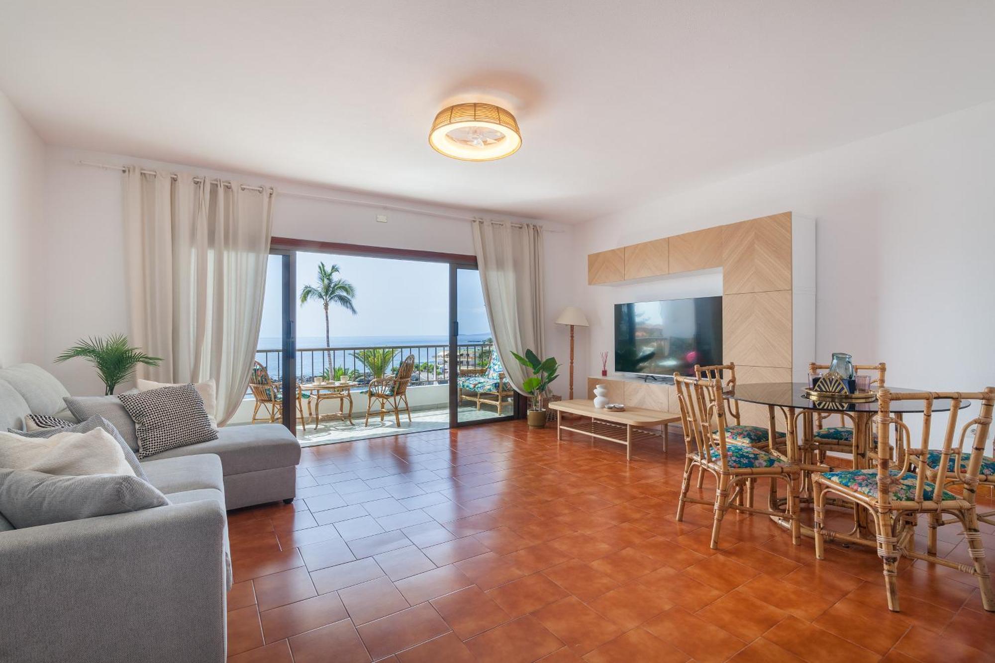 Ferienwohnung Casa De Franco - Ocean View, Terrace, Balcony, 50M From Playa La Arena, Fibre Net Puerto de Santiago  Exterior foto