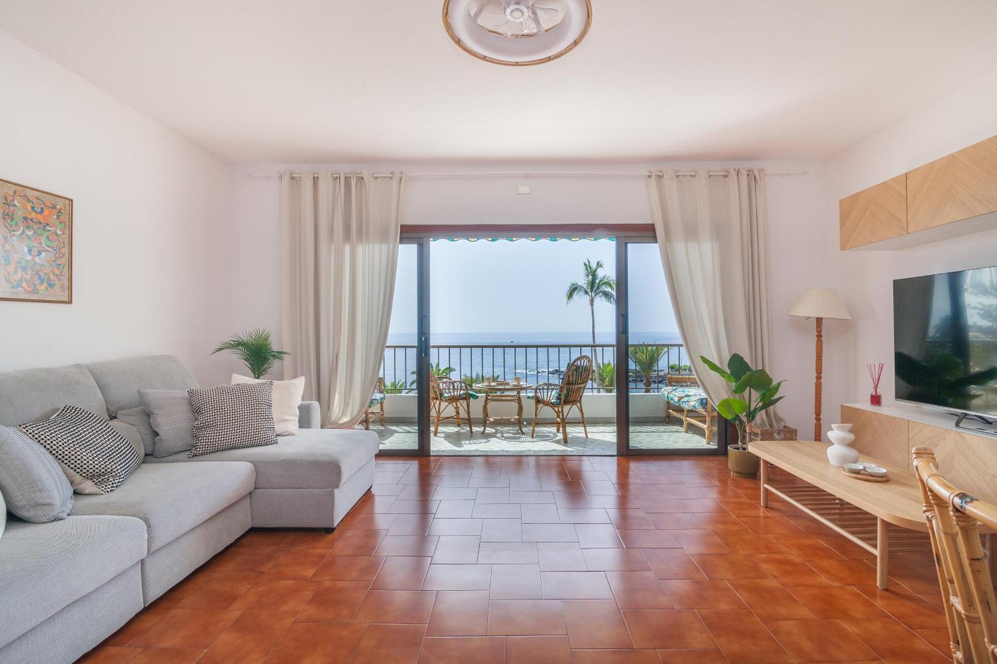 Ferienwohnung Casa De Franco - Ocean View, Terrace, Balcony, 50M From Playa La Arena, Fibre Net Puerto de Santiago  Exterior foto