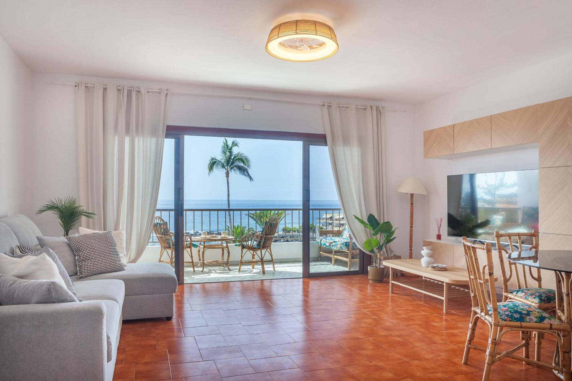 Ferienwohnung Casa De Franco - Ocean View, Terrace, Balcony, 50M From Playa La Arena, Fibre Net Puerto de Santiago  Exterior foto